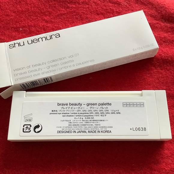 NIB Shu Uemura Brave beauty Green - eyeshadow palette - Picture 2 of 5